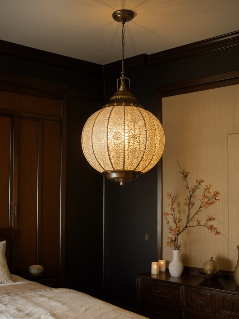 Create a Serene Asian Bedroom with Exquisite Lighting