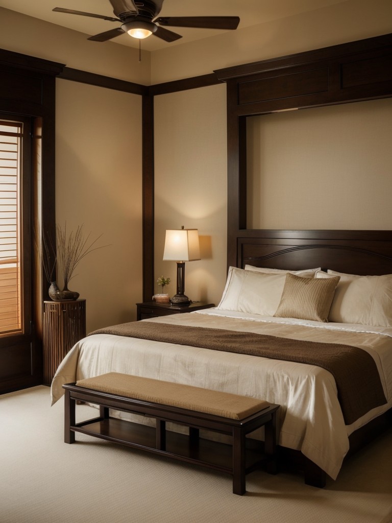 Create Serene Asian Bedroom Vibes with Ambient Lighting