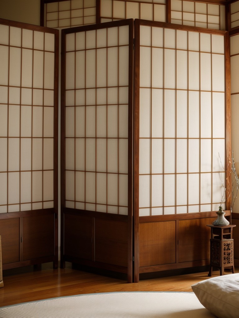 Create a Tranquil Asian-Inspired Bedroom with Traditional Shoji Screens