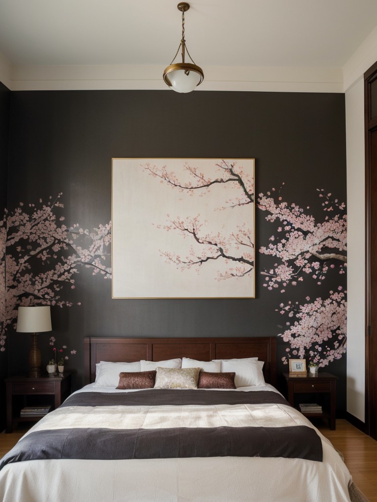 Transform Your Apartment with Asian-Inspired Mural Magic!