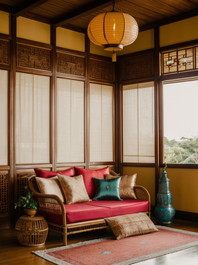 Vietnamese Charm: Transform Your Apartment with Rattan Furniture and Silk Lanterns!