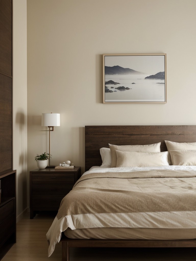 Zen-inspired Asian Bedrooms: Transform your space with minimalist vibes & neutral tones!