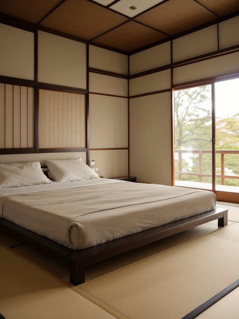 Japanese-inspired Minimalist Bedroom: Experience Serene Simplicity