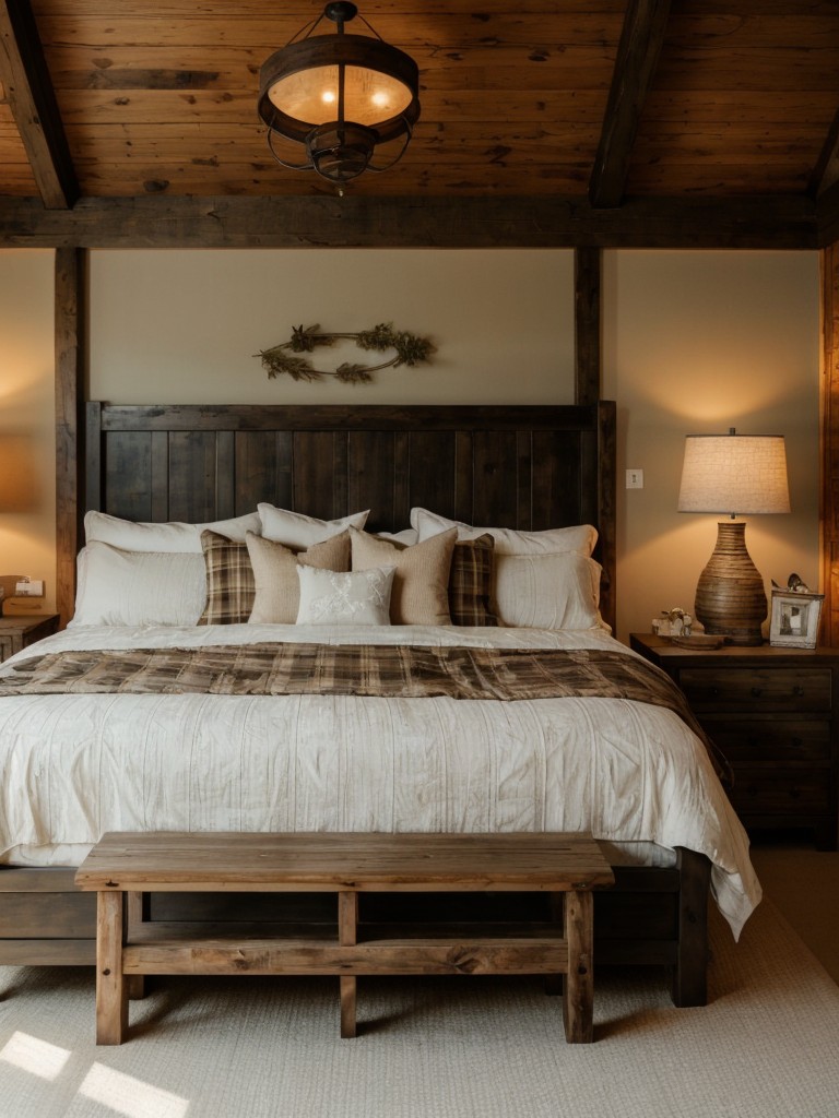 Rustic Cabin Vibes: Cozy Asian Bedroom Inspo