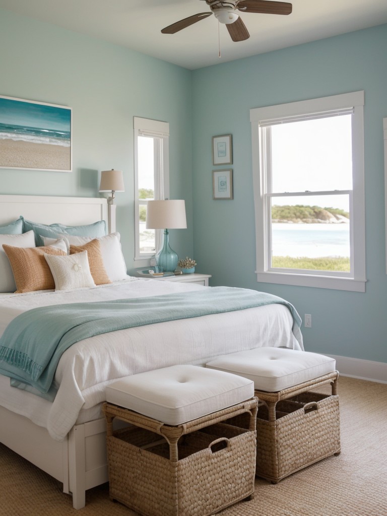 Coastal Chic: Transform your apartment into a beach-inspired oasis!