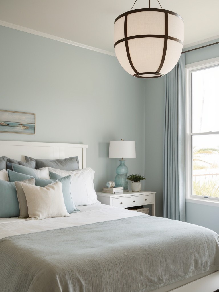 Beach-inspired lighting for a coastal apartment oasis