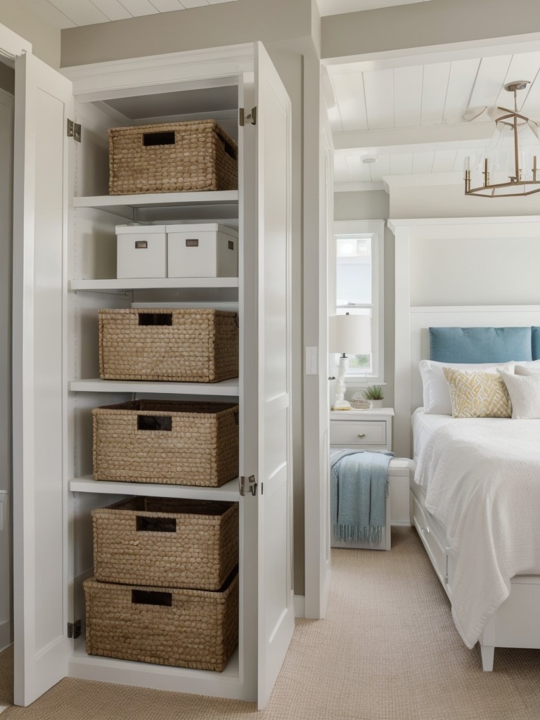 Beach-Inspired Apartment: Storage Solutions for Stylish Living