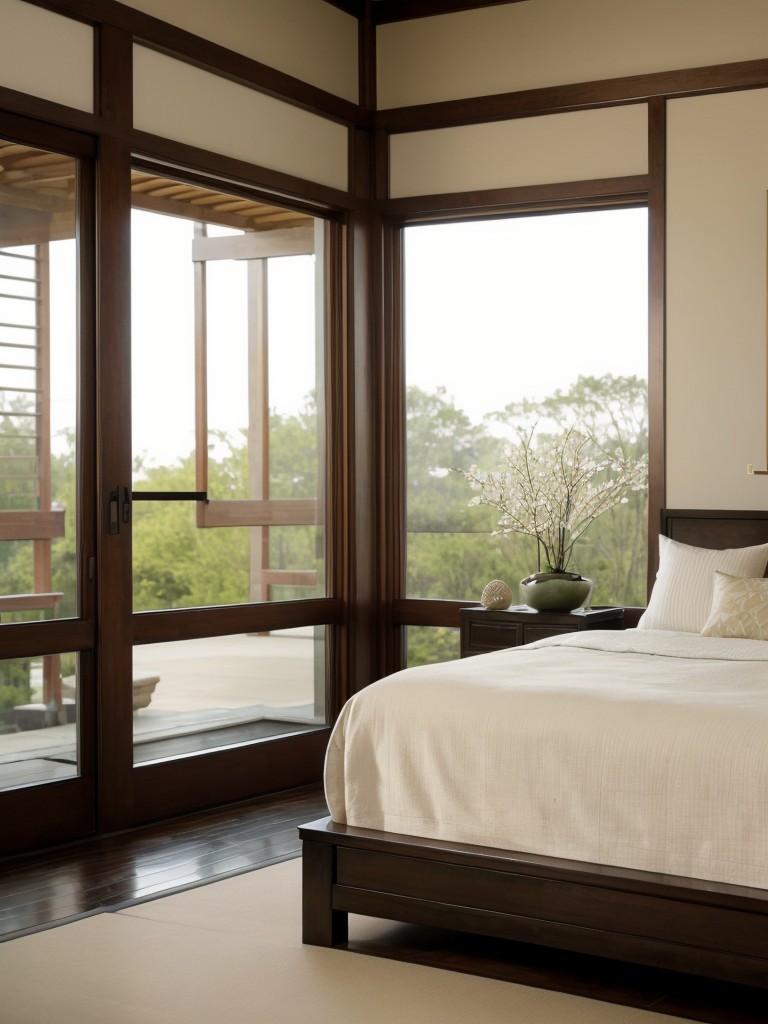 Create a Tranquil Asian Bedroom Oasis with Natural Elements!