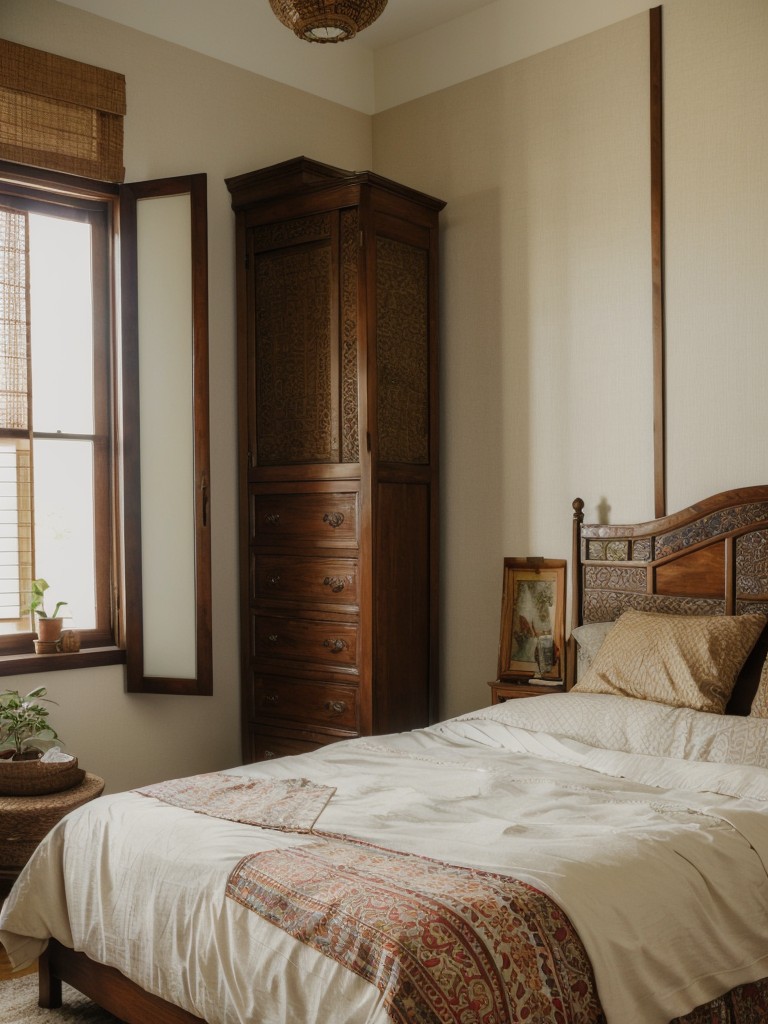 Eclectic Asian Bedroom: Mix Patterns, Colors, Textures for Charm