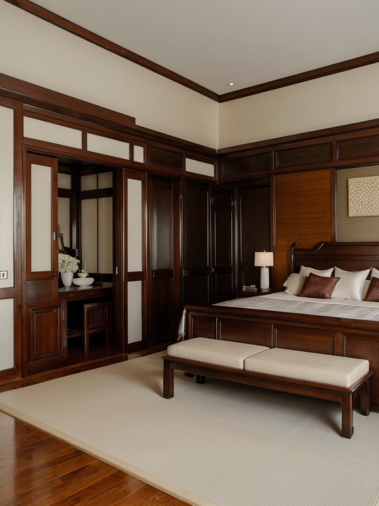 Modern meets Asian: Create a harmonious bedroom oasis!