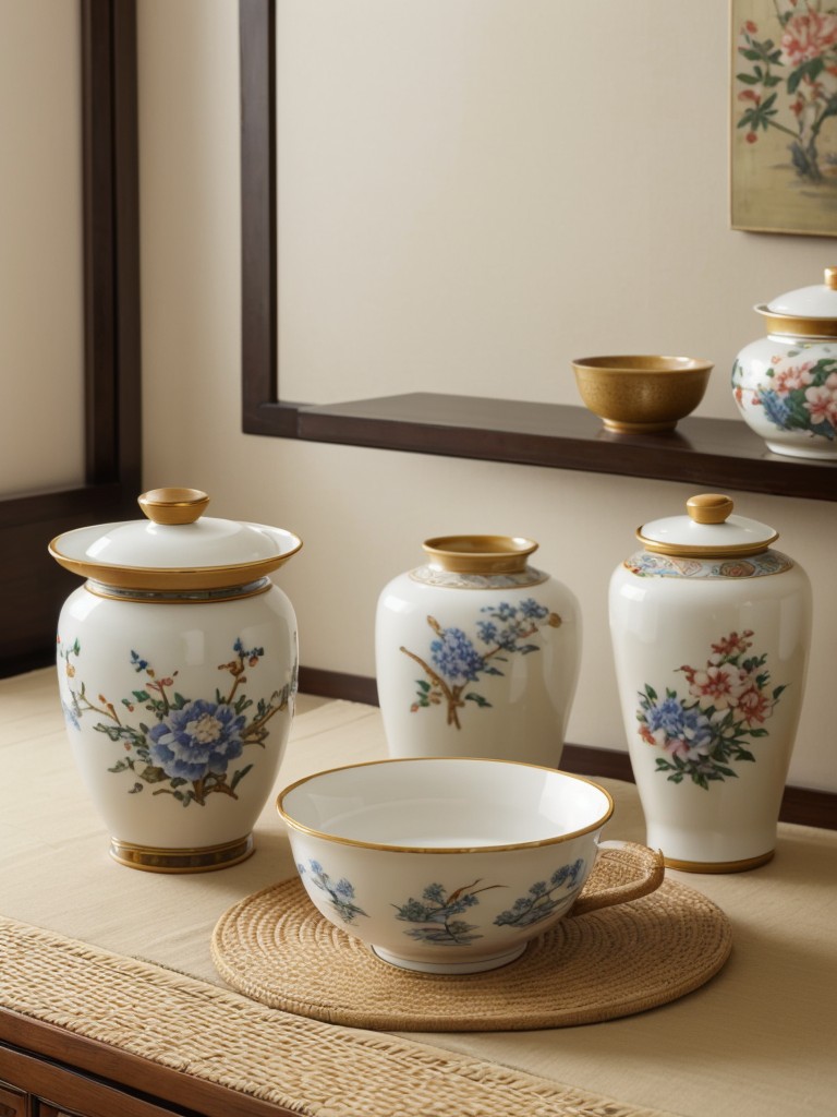 Create an Asian-inspired oasis with traditional ceramics for your bedroom!