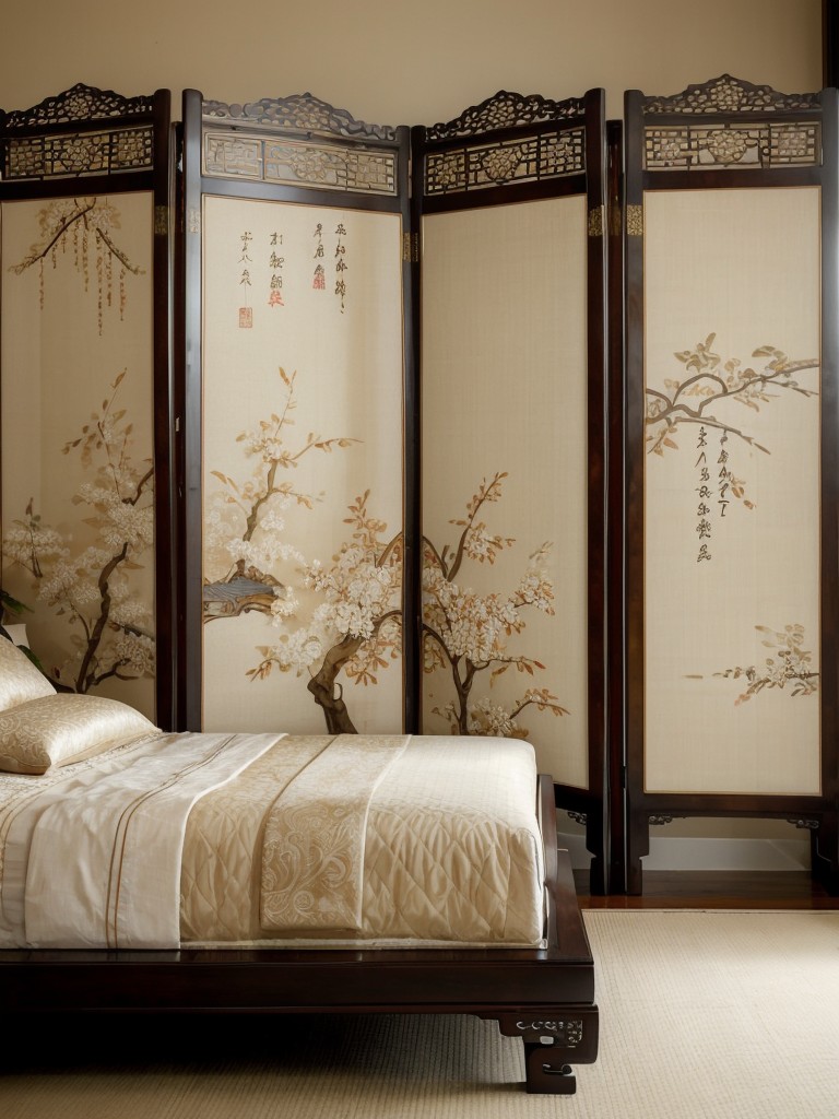 Artistic elegance for your apartment: Asian-inspired bedroom decor ideas