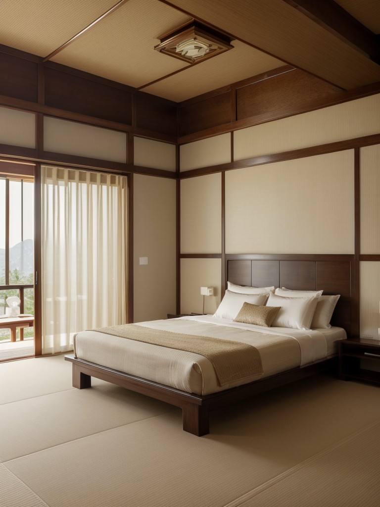 Stunning Asian Bedroom Decor ideas with Tatami Mats and Low-profile Furniture