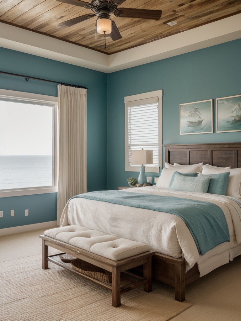 Coastal Elegance: A Serene Asian-inspired Bedroom