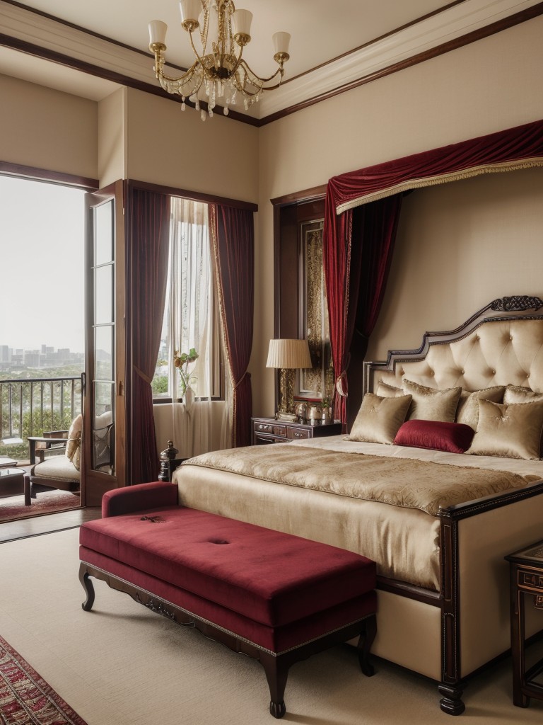 Luxury Asian Bedroom: East Meets West for Ultimate Comfort (96 characters)