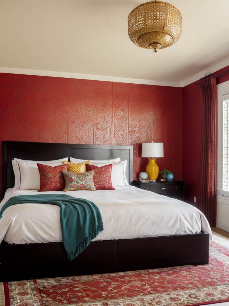 East Meets West: Vibrant Asian Bedroom Decor