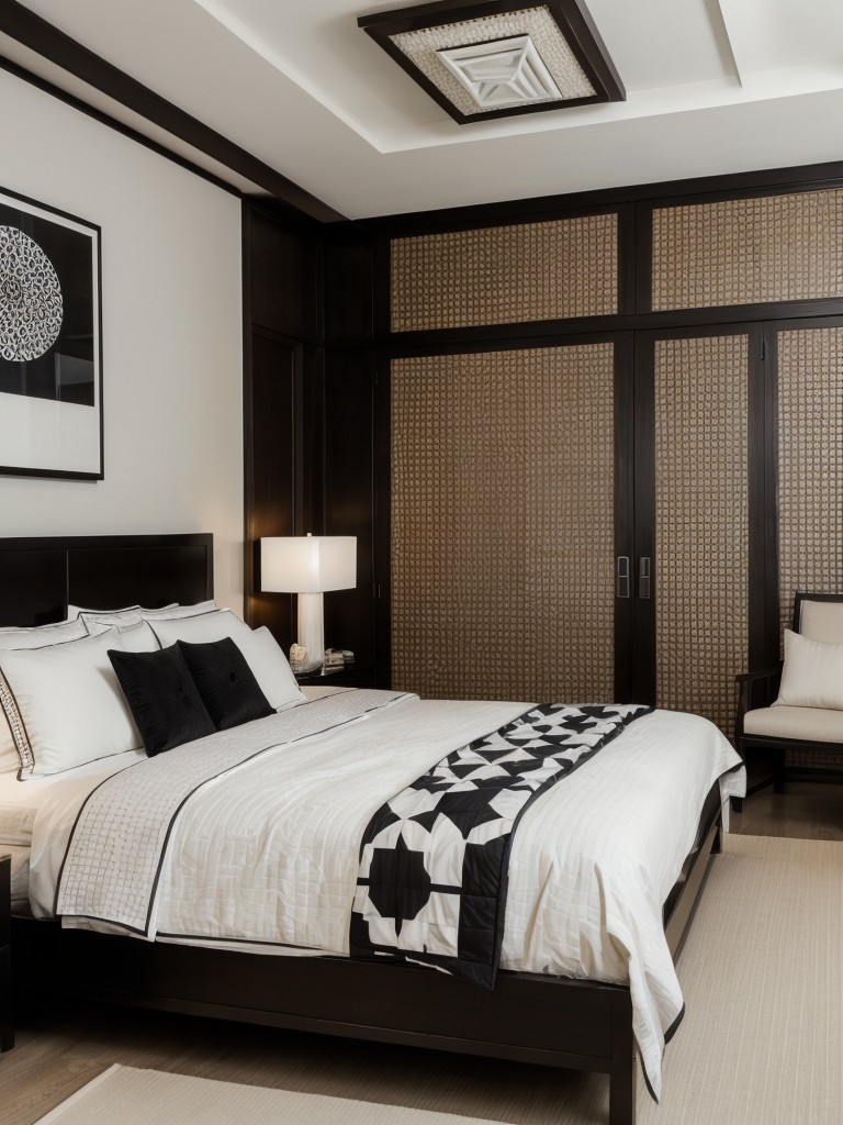 Create a Chic Asian-Inspired Apartment with Geometric Patterns