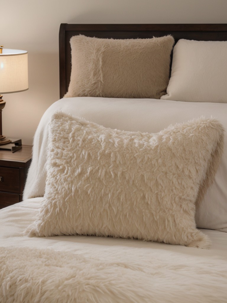 Cozy Up Your Apartment with Asian Bedroom Decor & Faux Fur Accents