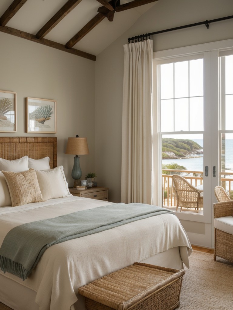 Coastal-Inspired Bedrooms: Serene Retreats with Rustic Charm