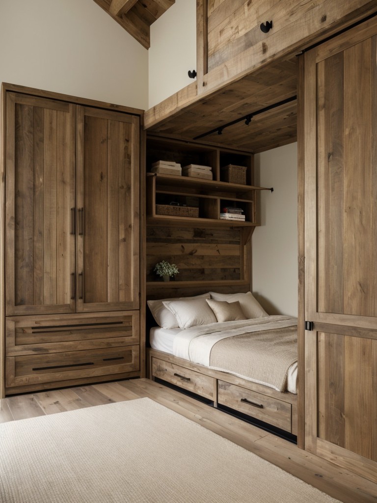 Maximize Your Apartment Space with Rustic Style Storage Solutions