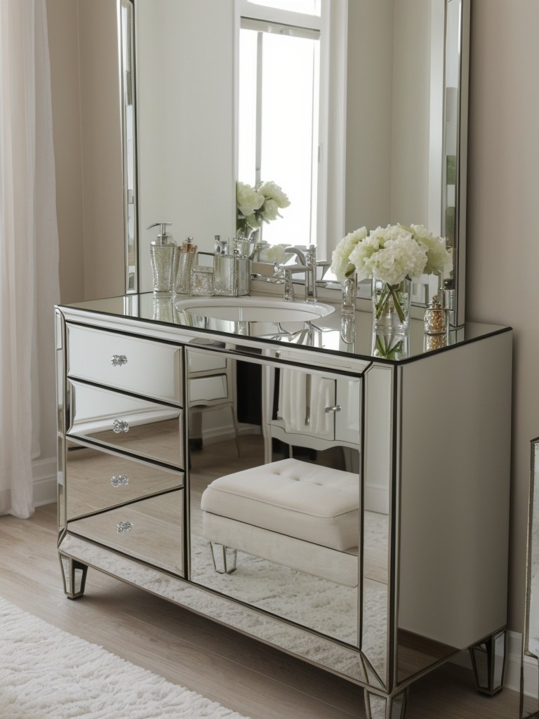 Mirror Magic: Add Glamour to Your Apartment with Mirrored Furniture!