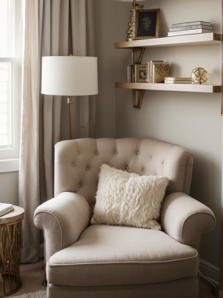 Cosy Bedroom Nook: Create a Glamorous Reading Corner