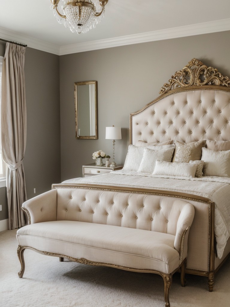 Glam Up Your Bedroom: Vintage Charm for a Stunning Space.