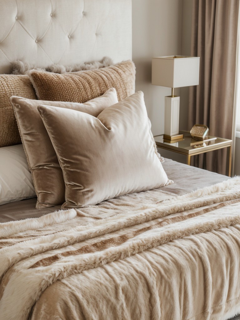 Glam-up Your Apartment: Textures and Materials for a Dazzling Bedroom.