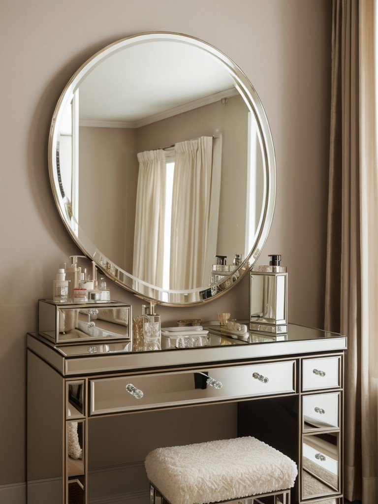 Hollywood Glamour: Luxe Bedroom Decor with Vintage-Inspired Vanity