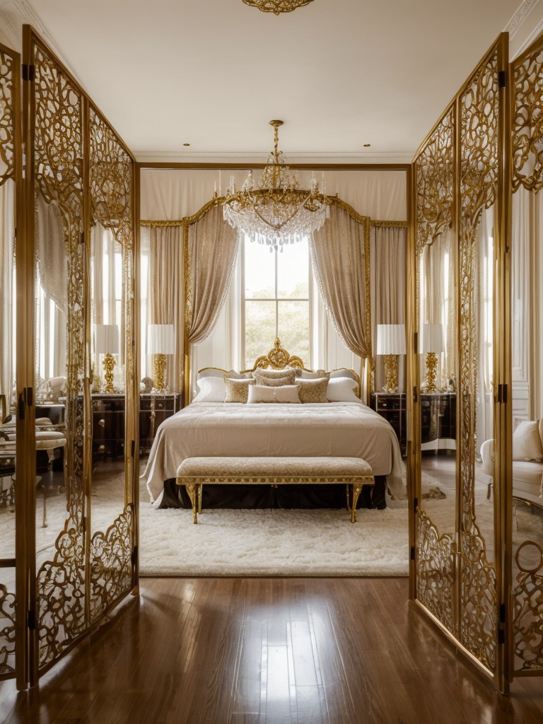 Bedroom Glam: Elevate Your Space with Intricate Room Dividers