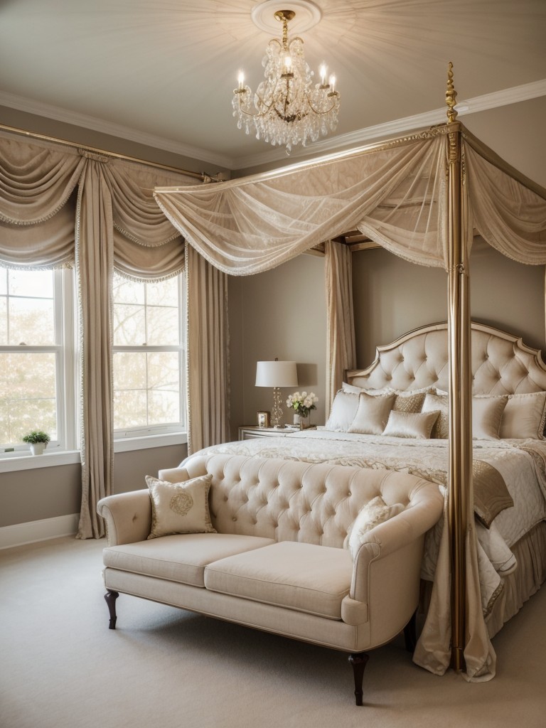 Bring the Glam: Stunning Bedroom Canopy Ideas for a Luxe Apartment