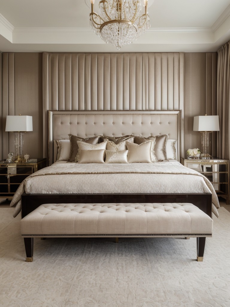 Elevate your bedroom with a glam statement headboard or bed frame!