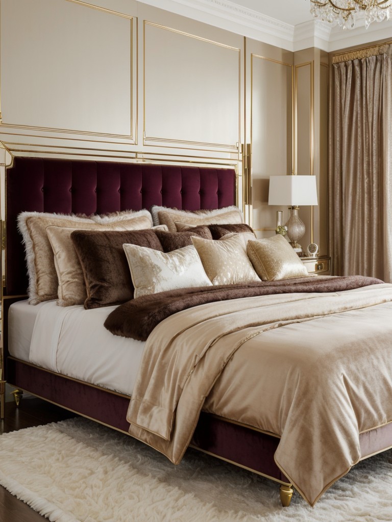 Luxurious Apartment Vibes: Create a Glamorous Bedroom Haven.