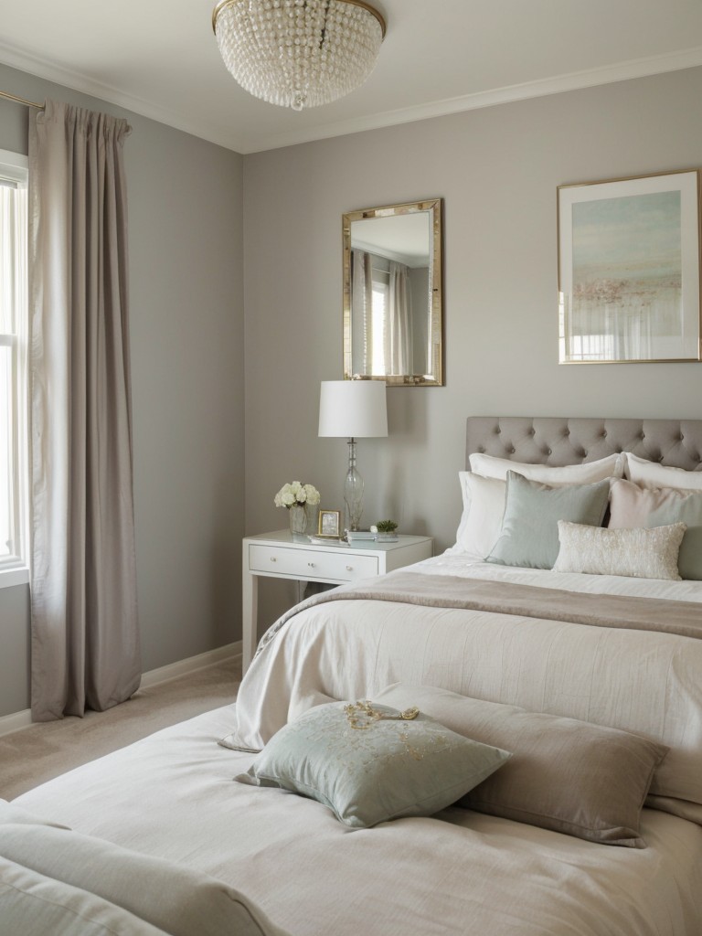 Stunning Glam Bedroom Decor: Serene Pastel Ideas