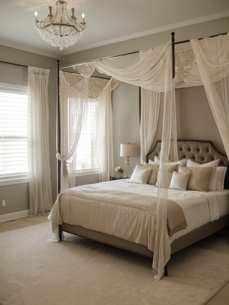 Create a Blissful Bedroom with a Luxe Canopy Bed!