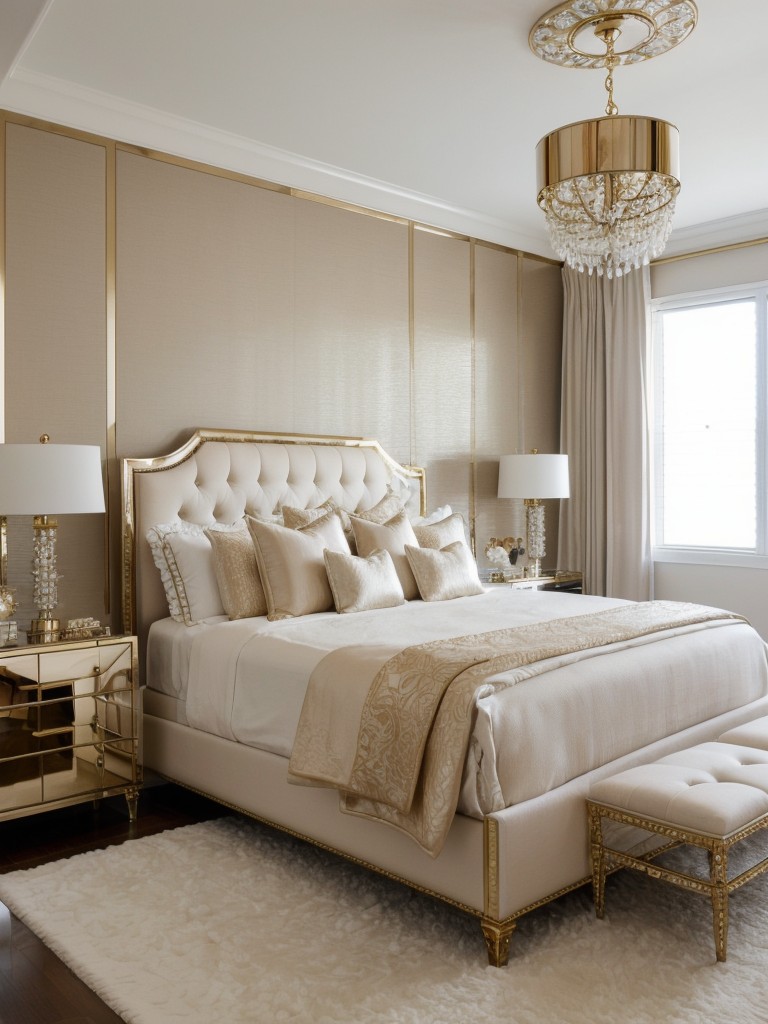 Chic Apartment Glam: Fashionista's Dream Bedroom Decor!