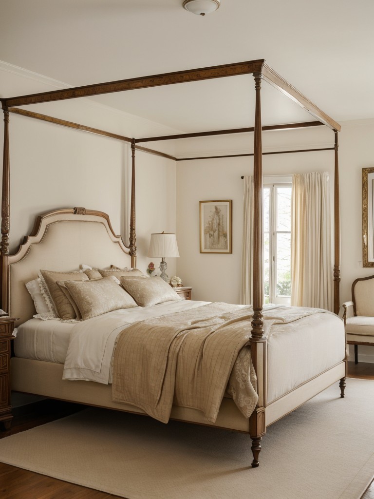 Vintage Glamour: Transform Your Apartment Bedroom with Classic Elegance!