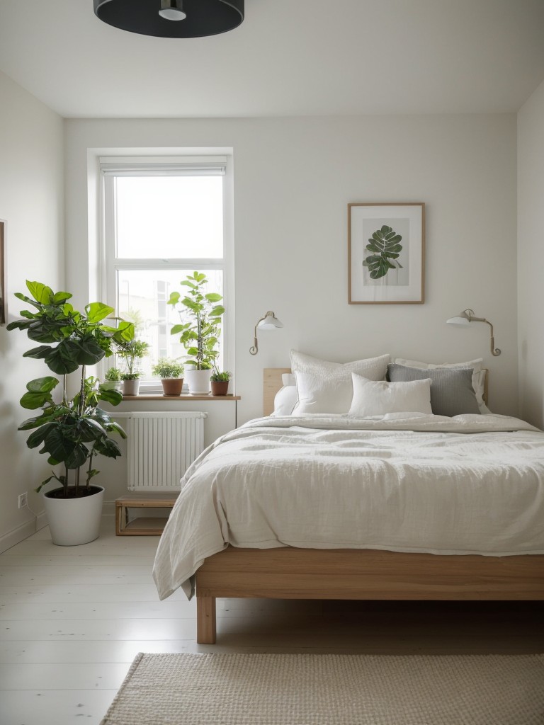 Relaxing Scandinavian Apartment: Natural Oasis for Serene Sleep