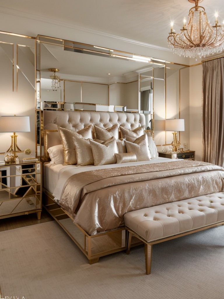 Go for Gold: Chic Metallic Accents to Transform Your Apartment Bedroom