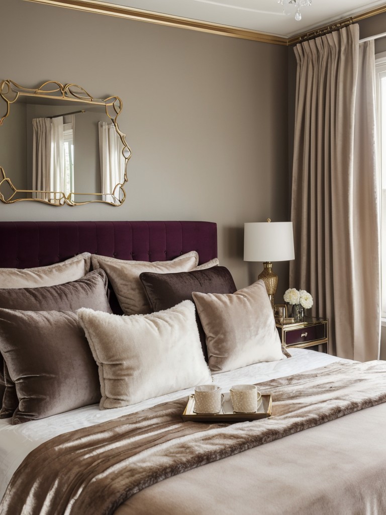 Luxury Bedroom Vibes: Plush Pillows for a Glamorous Apartment