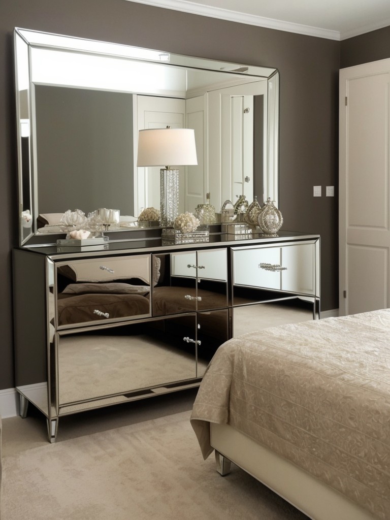 Glam up Your Bedroom with Mirrored Décor!