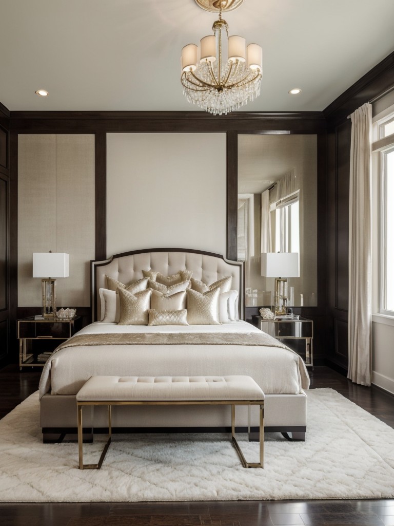 Luxury Meets Serenity: Glam Up Your Bedroom with a Stylish Seating Area