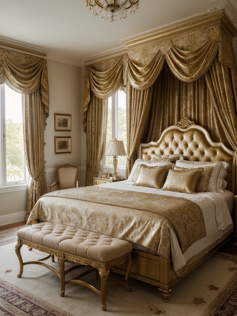 Glam up your bedroom with luxurious decor!?