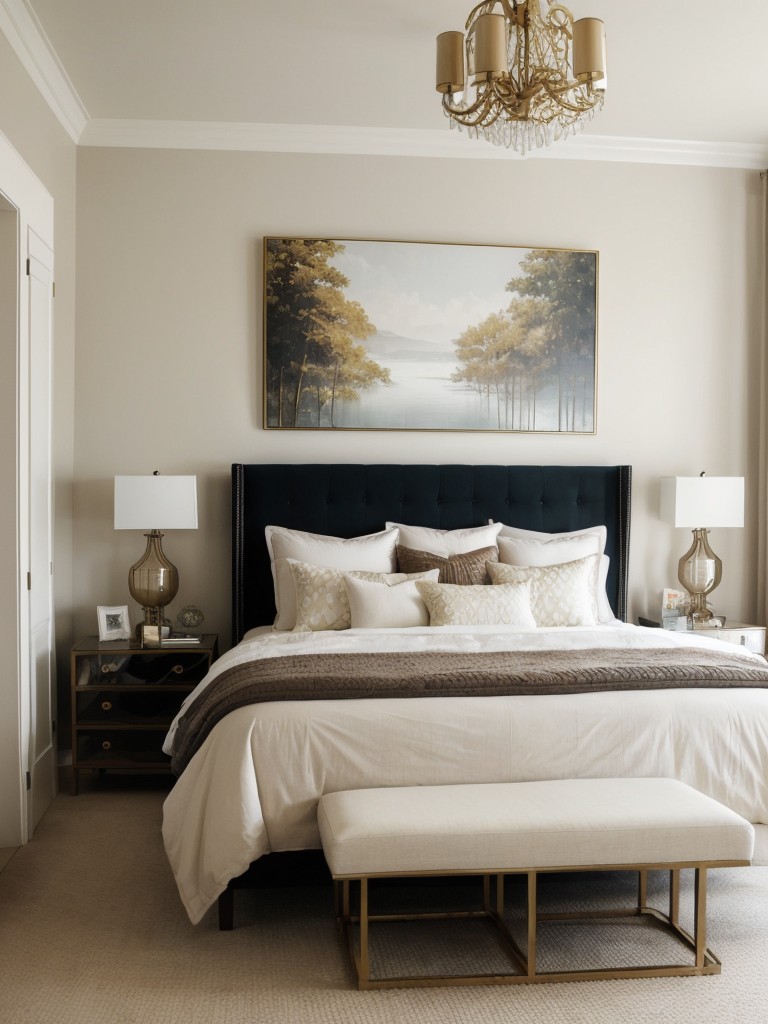 Artistic Allure: Elevate Your Bedroom Decor with Bold Artwork