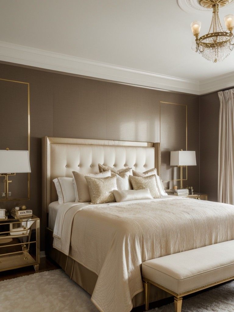 Modern Art Deco: Elevate Your Bedroom with Hollywood Glam.