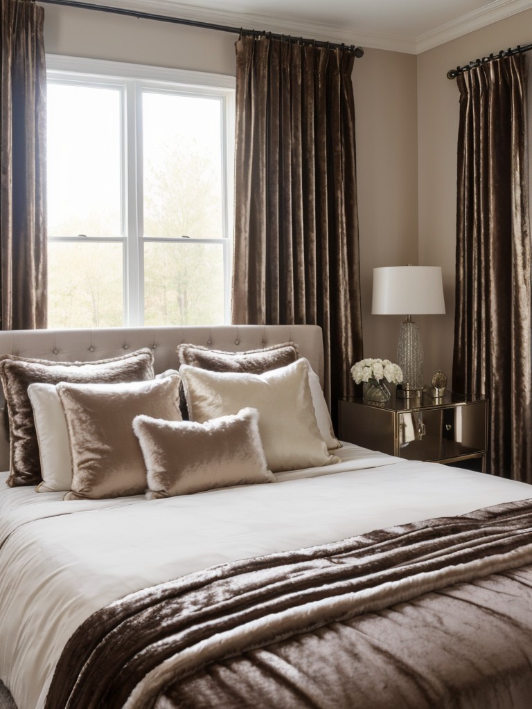 Texture Magic: Elevate Your Apartment with Glamorous Bedroom Decor