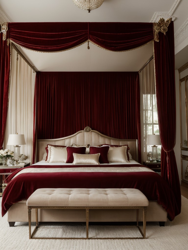 Velvet Canopy: Glamorous Bedroom Decor Ideas for Style Lovers