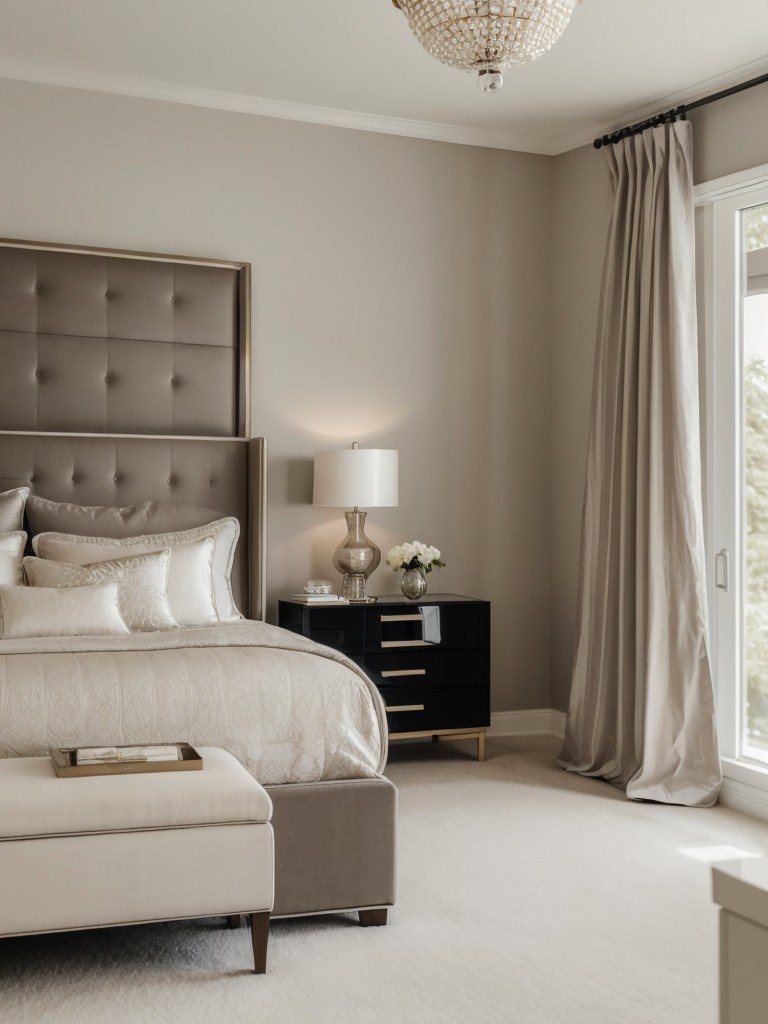 Chic Apartment Bedroom Decor for a Calm and Sophisticated Space