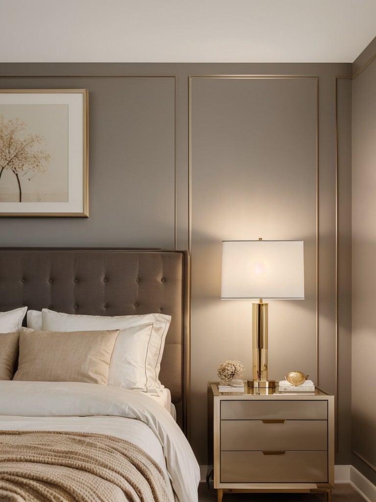 Elevate Your Apartment with Glamorous Bedroom Decor