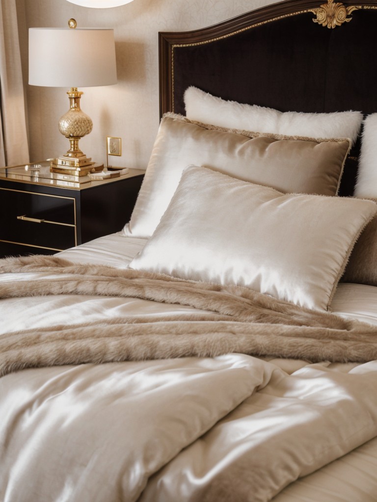 Luxury Bedroom Decor: Enhance Your Apartment with Glamorous Textiles!